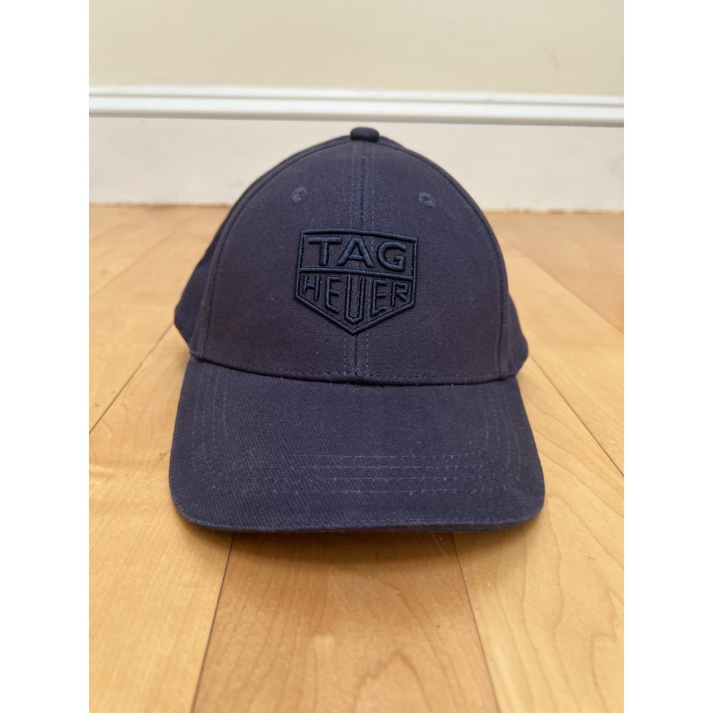 NWOT Tag Heuer baseball cap Navy blue on Navy blue quiet luxury